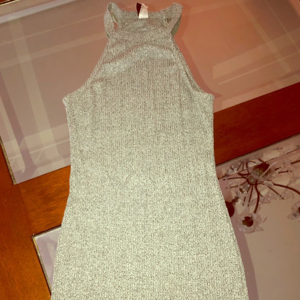 Heather grey stretchy dress S